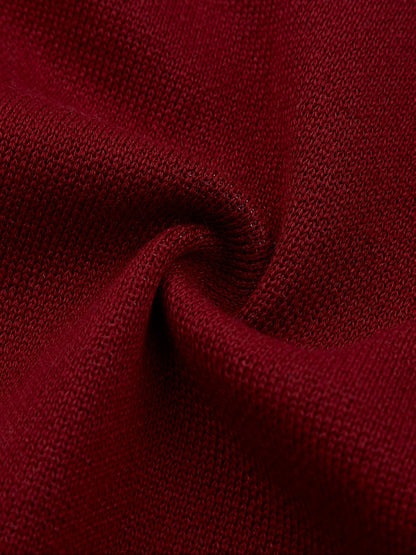 Men's knitted cardigan with reindeer pattern – Christmas style, casual, ideal for autumn and winter