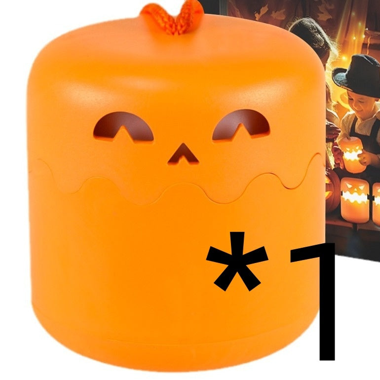 Halloween LED decorative lights – spooky pumpkin lanterns for party & home