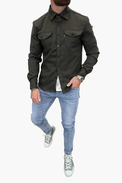 Men's Overshirt Jacket – Modern Street Style for Everyday, Leisure, and Office