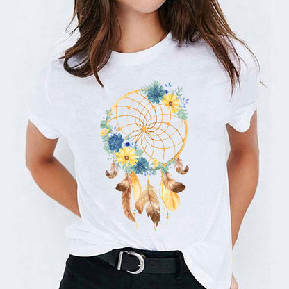 Alice – Süßes T-Shirt mit Cartoon-Druck