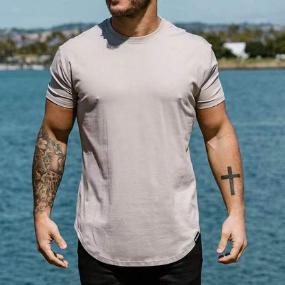 Aaron – Slim Fit Sport T-Shirt mit Rundsaum