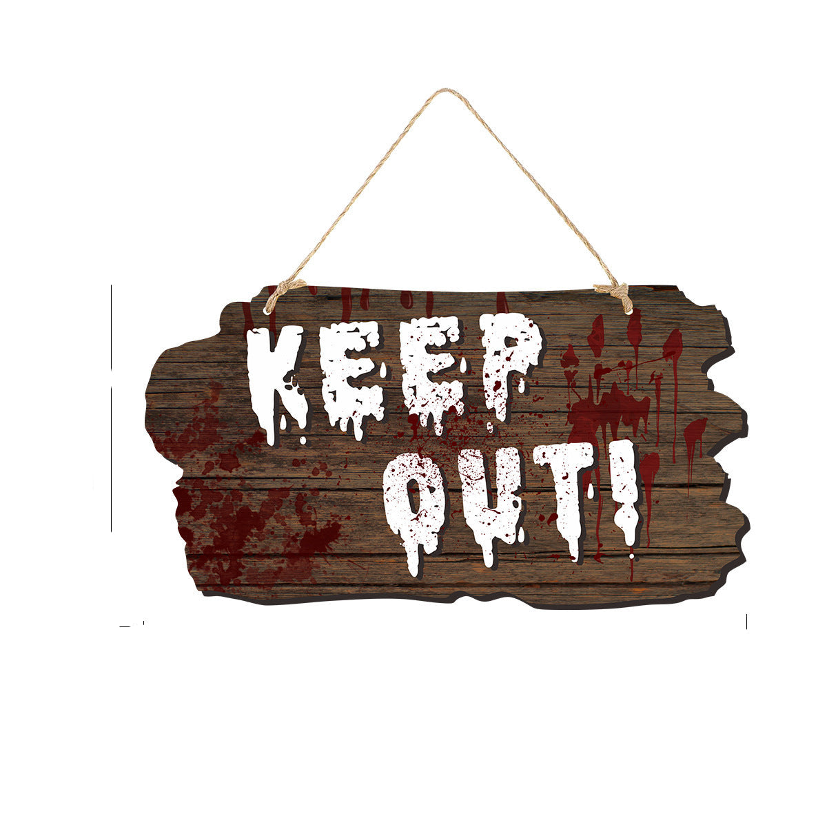 Halloween Door Signs Set – Creepy Decorations for Halloween Parties & Trick-or-Treat – Door Decoration for Adults and Children
