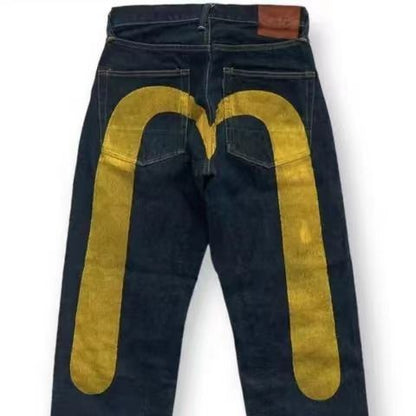 Jerry – Stylish men's loose jeans with classic print