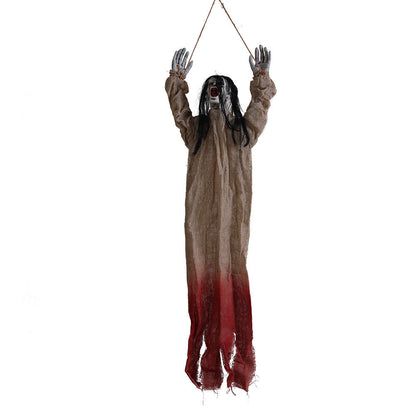Halloween Hanging Ghosts Decoration – Creepy Hanging Decoration for Halloween Parties & Haunted House