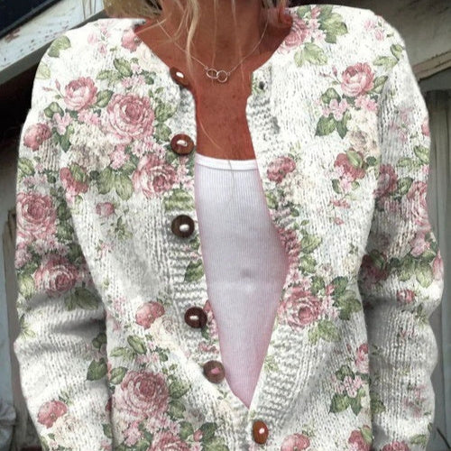 Dawn – Cardigan with 3D Print for Women