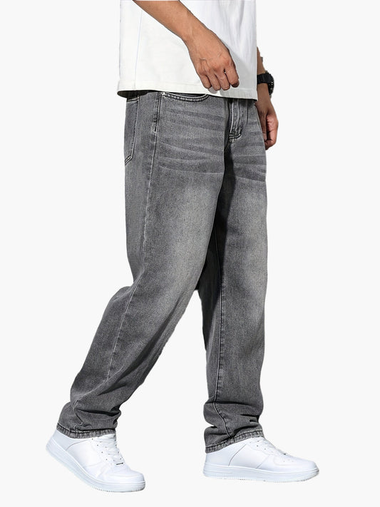 Herren Jeans Straight Fit – Zeitloser Urban Style für Alltag & Freizeit