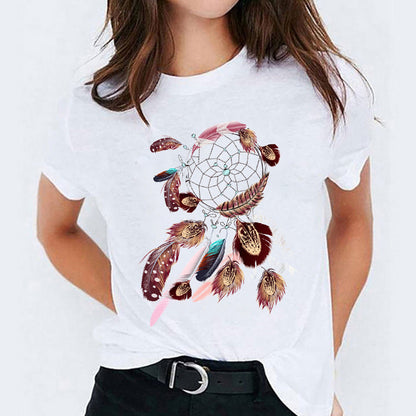 Alice – Süßes T-Shirt mit Cartoon-Druck