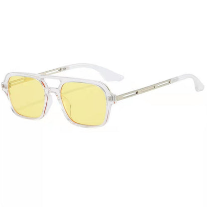 Damen Oversize-Quadrat-Sonnenbrille – Modische Statement-Sonnenbrille für Alltag & Freizeit