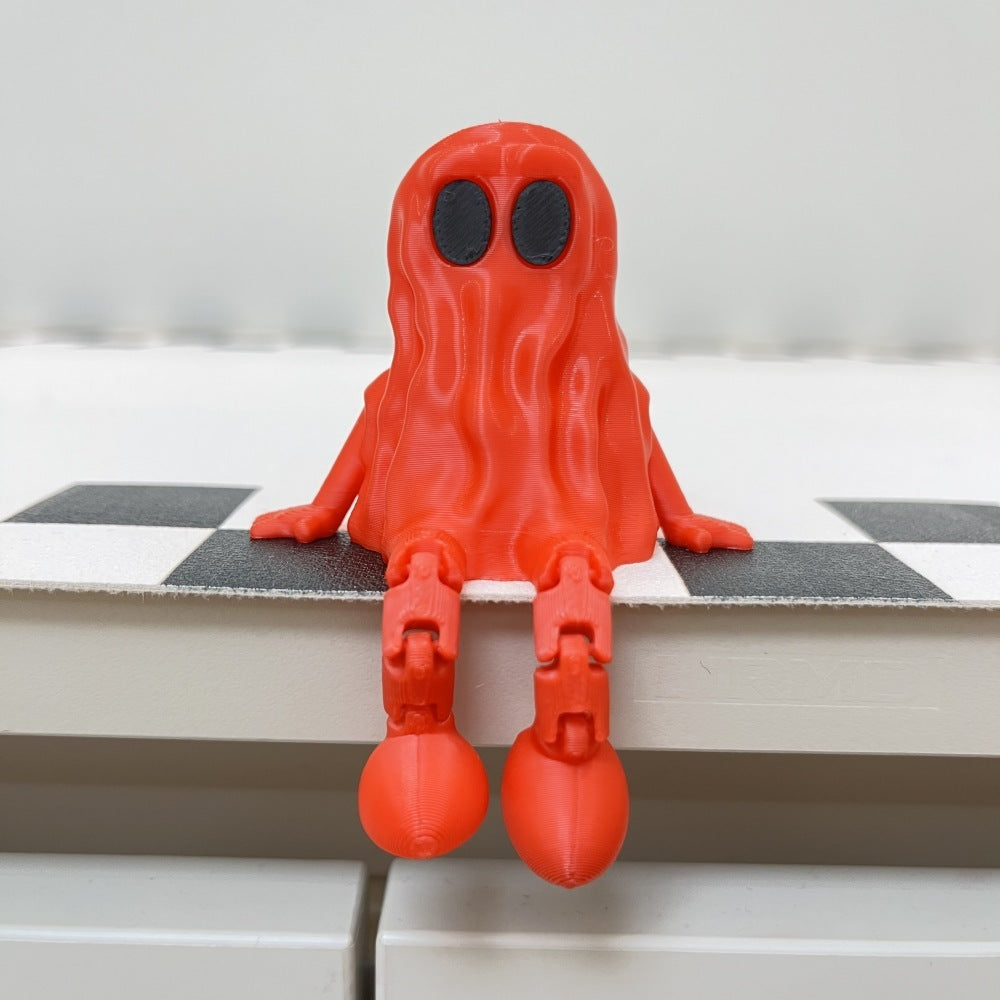 Halloween Ghost Figure Decoration – Funny 3D-Printed Spooky Decoration for Parties & Home