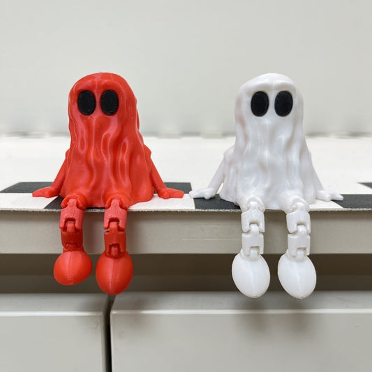 Halloween Ghost Figure Decoration – Funny 3D-Printed Spooky Decoration for Parties & Home