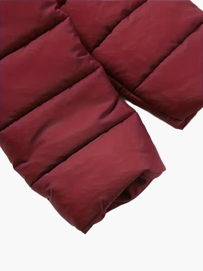 Women's quilted coat with hood – warm winter coat for everyday and leisure use