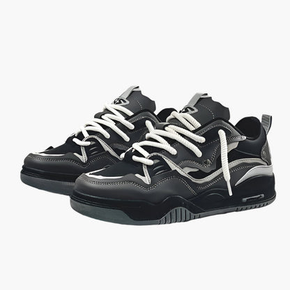 Herren Sneaker Low Streetwear Chunky Freizeitschuhe für Herbst und Sport