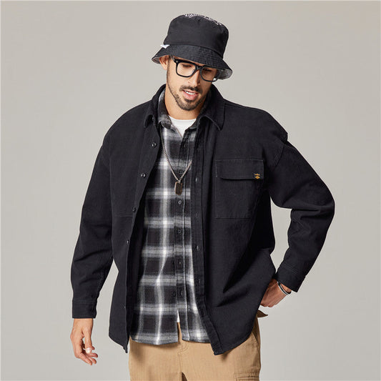 Sam – American Retro Shirt made of Heavy Cotton