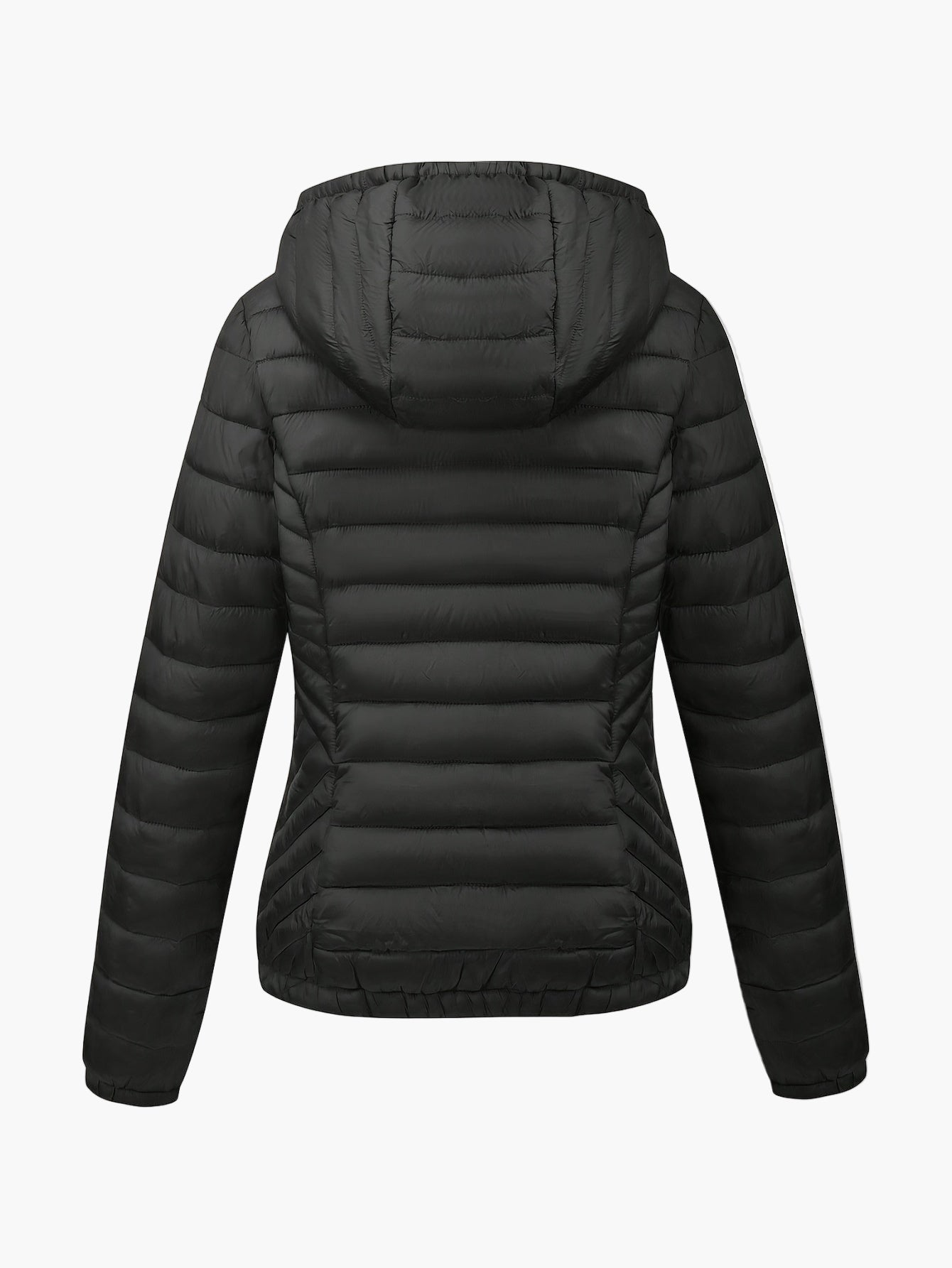 Women's quilted jacket with hood – fashionable winter coat for everyday and outdoor use