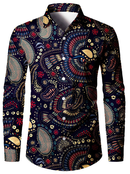 Tom – 3D digital print men's shirt in American style