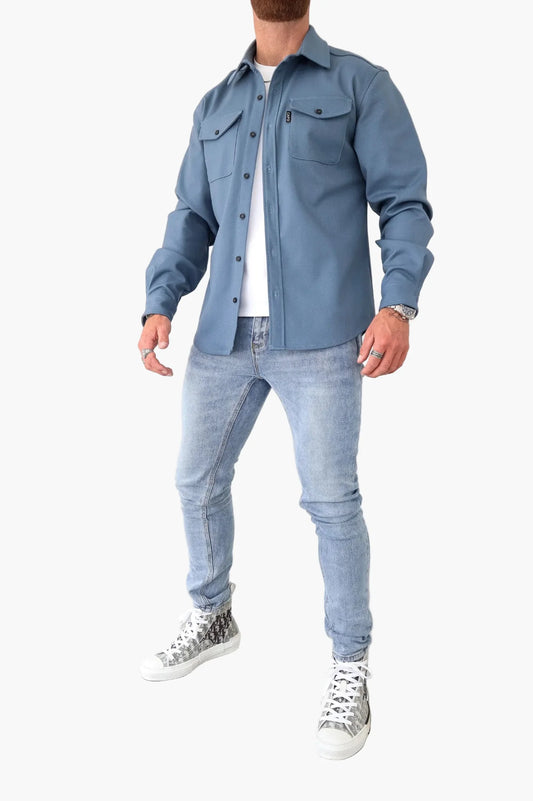 Men's Overshirt Jacket – Modern Street Style for Everyday, Leisure, and Office