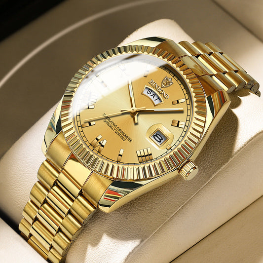 Men's Luxury Business Quartz Watch – Elegant Analog Dress Watch for Everyday & Occasion