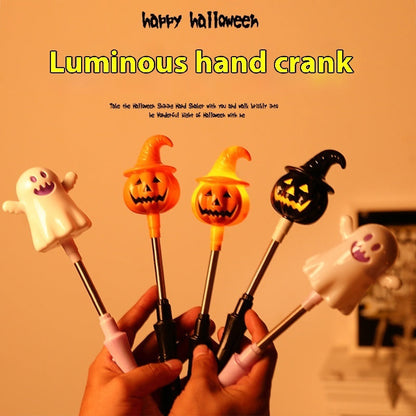 Halloween Glowing Hand Crank Decoration Stick – Party Accessory for Children & Adults