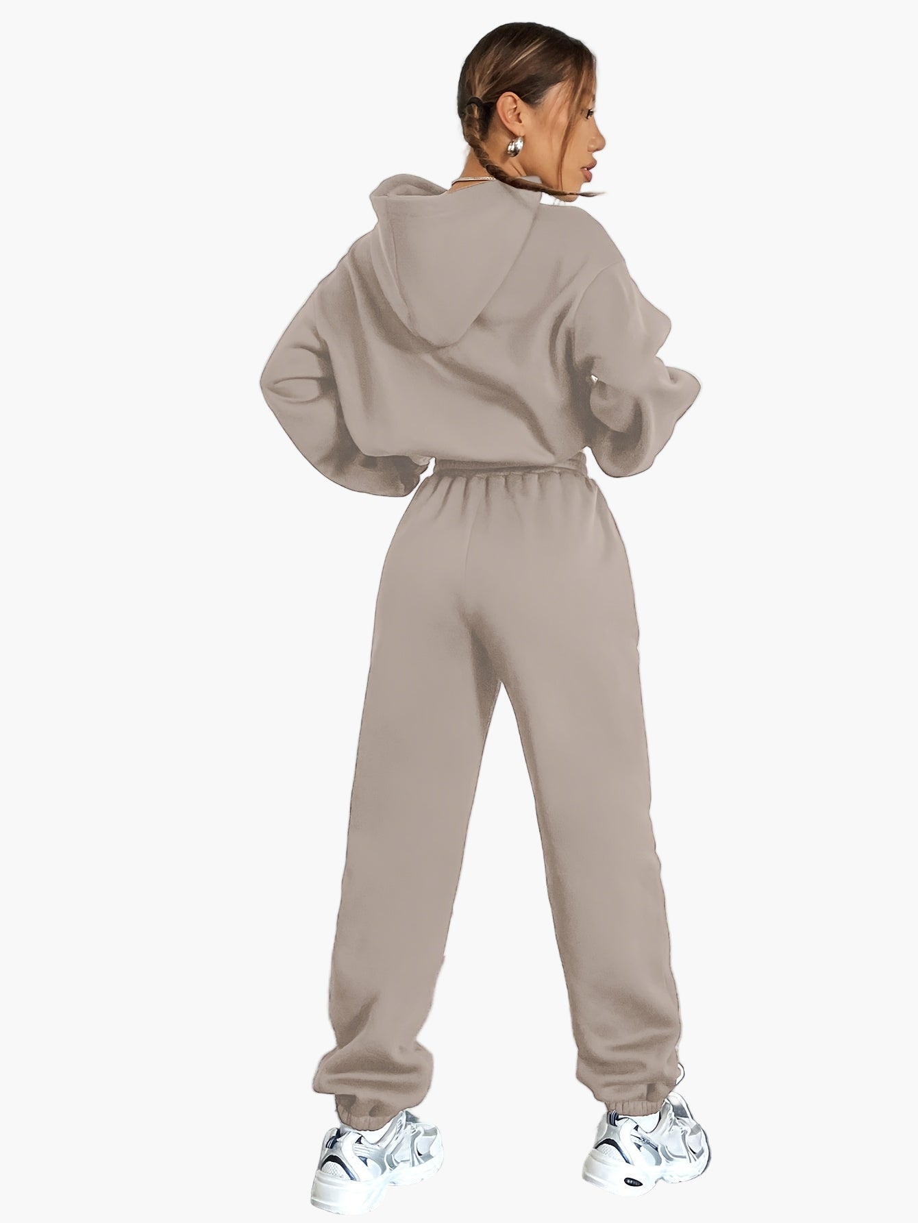 Women's Tracksuit Two-Piece Hoodie & Jogging Pants Casual Sport Streetwear