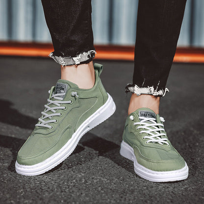 William – Schnür-Sneaker mit Buchstaben-Print und Plattform