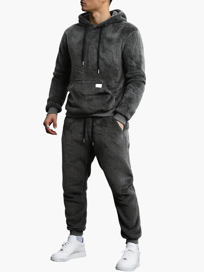 Herren Freizeit Hoodie Jogginganzug Set – Modernes Streetwear-Outfit für Alltag & Sport
