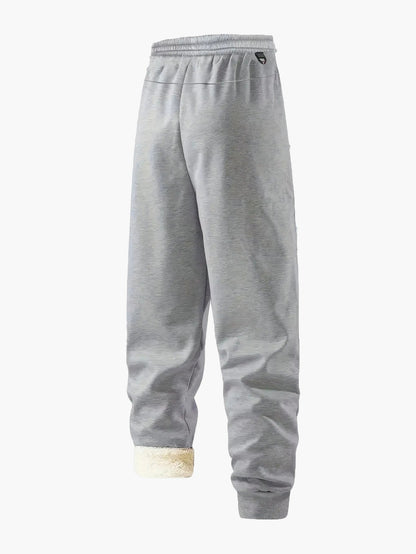 Herren Fleecegefütterter Freizeit-Trainingsanzug – Zweiteiliges Set für Herbst und Winter