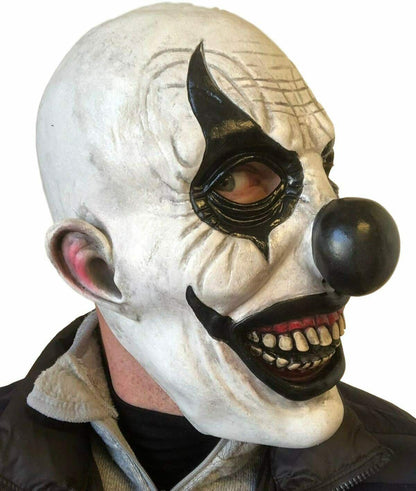 Halloween Creepy Clown Mask for Adults – Latex Horror Mask for Costume & Party