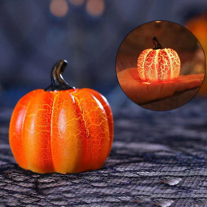 Halloween LED Pumpkin Decoration – Glowing Pumpkin Lantern for Atmospheric Halloween Ambiance