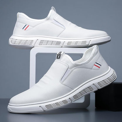 Graham – Schwarz-Weiße Freizeitschuhe für Herren