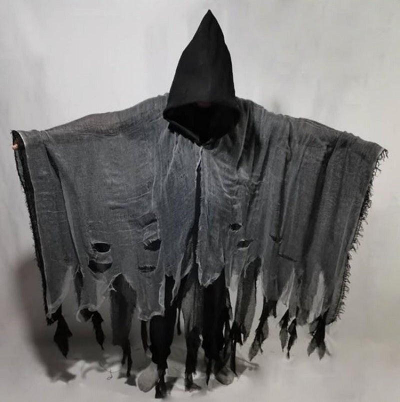Halloween cloak with hood for adults – spooky costume for Halloween parties & decoration