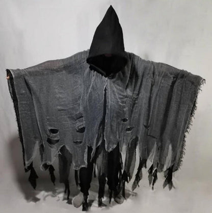 Halloween cloak with hood for adults – spooky costume for Halloween parties & decoration