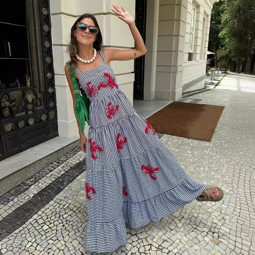 Mandy – Langes Strandkleid für Damen