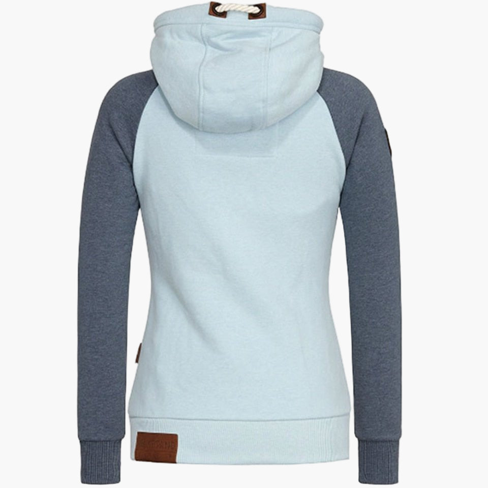 Damen Hoodie mit Kapuze – Urban Style Freizeitjacke mit Reißverschluss für Alltag und Outdoor