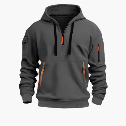 Herren Kapuzenpullover Artemis – Funktioneller Streetwear Hoodie mit Taschen und Reißverschluss