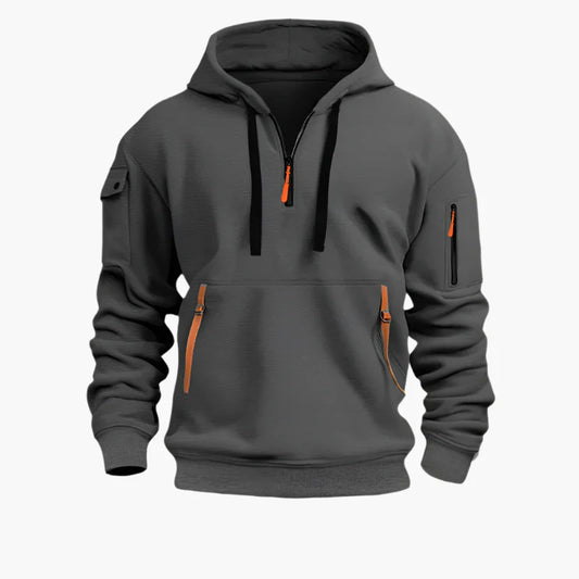 Herren Kapuzenpullover Artemis – Funktioneller Streetwear Hoodie mit Taschen und Reißverschluss