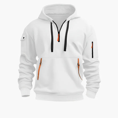 Herren Kapuzenpullover Artemis – Funktioneller Streetwear Hoodie mit Taschen und Reißverschluss