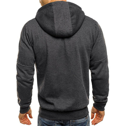 Herren Kapuzenjacke mit Reißverschluss – Sportlicher Freizeit Hoodie für Alltag & Training
