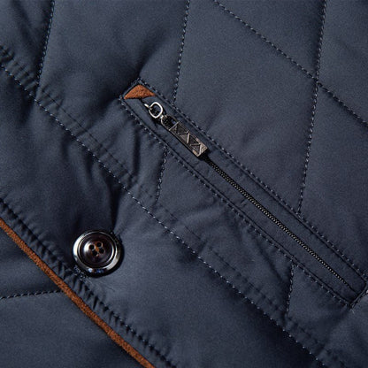 Men's quilted jacket in elegant business style – perfect for everyday and office use