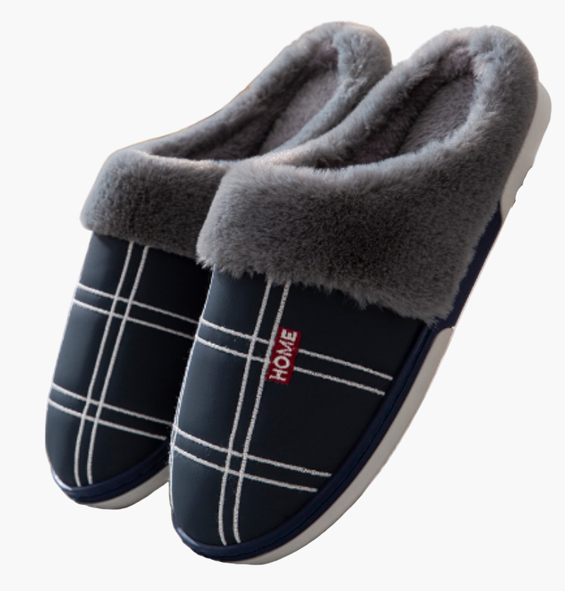 Men's Slippers – Stylish Comfort Slippers for Home with Warm Lining and Non-Slip Sole