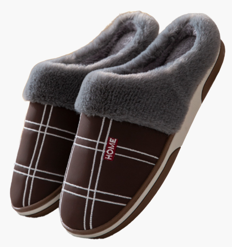 Men's Slippers – Stylish Comfort Slippers for Home with Warm Lining and Non-Slip Sole