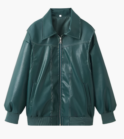 Damen Oversized Bomberjacke Streetstyle Übergangsjacke für Freizeit & Alltag