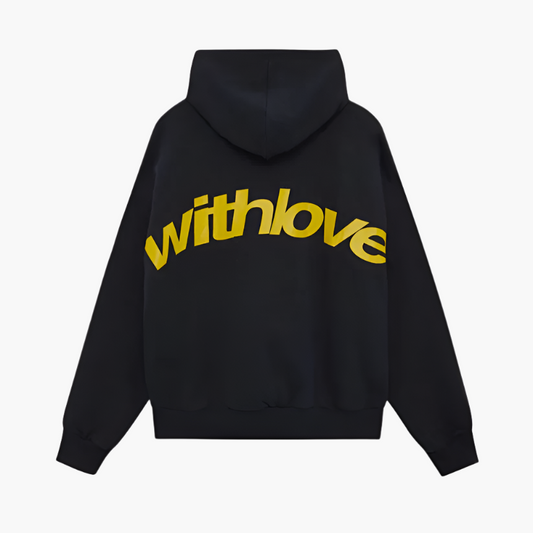Unisex Streetstyle Hoodie mit Grafik-Rückendruck und modernem Schriftzug – Relaxed Fit für Damen und Herren