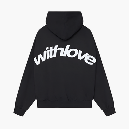 Unisex Streetstyle Hoodie mit Grafik-Rückendruck und modernem Schriftzug – Relaxed Fit für Damen und Herren