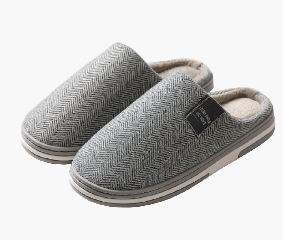 Men's Slippers Comfort House Shoes with Non-Slip Sole – Stylish & Warm for Home