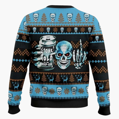 Herren Pullover Stone Cold Steve Austin Wrestling Ugly Christmas Sweater Fanartikel