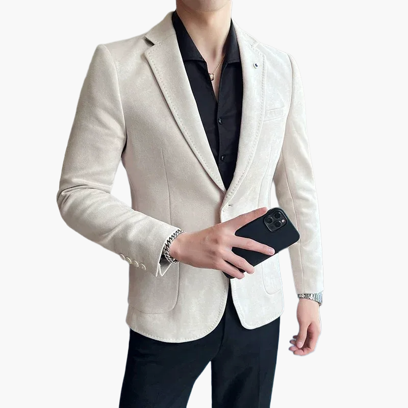 Herren Business Freizeit Blazer Modern Slim Fit Sakko für Büro und Events