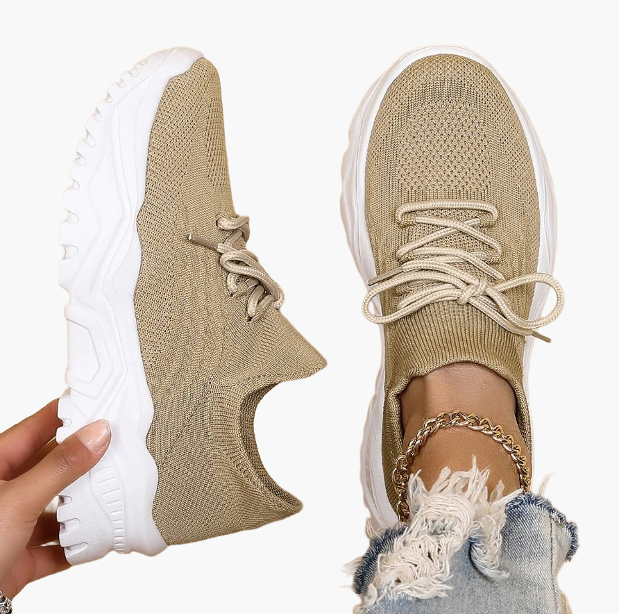 Damen Chunky Sneaker mit Memory-Schaum – Sportlicher Freizeitschuh mit Komfortsohle