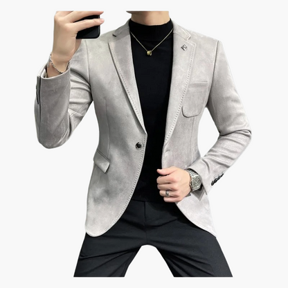 Herren Modernes Slim Fit Sakko – Elegante Business & Freizeit Jacke