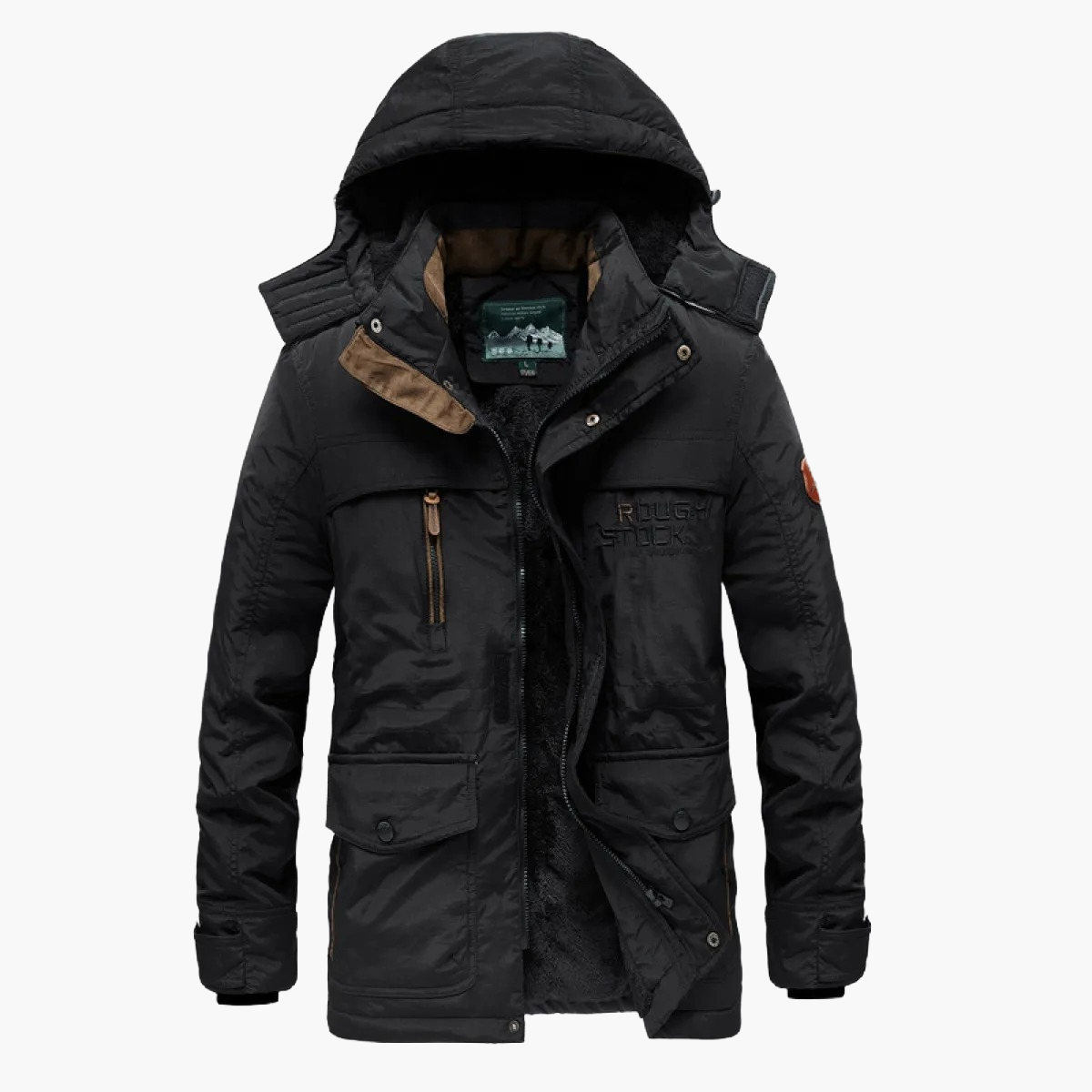 Men's Winter Outdoor Parka Jacket with Hood – Robust Casual Style for Cold Days