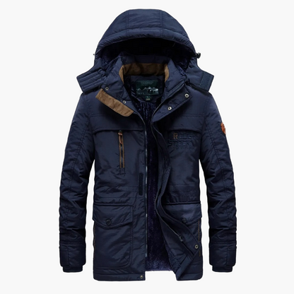 Men's Winter Outdoor Parka Jacket with Hood – Robust Casual Style for Cold Days